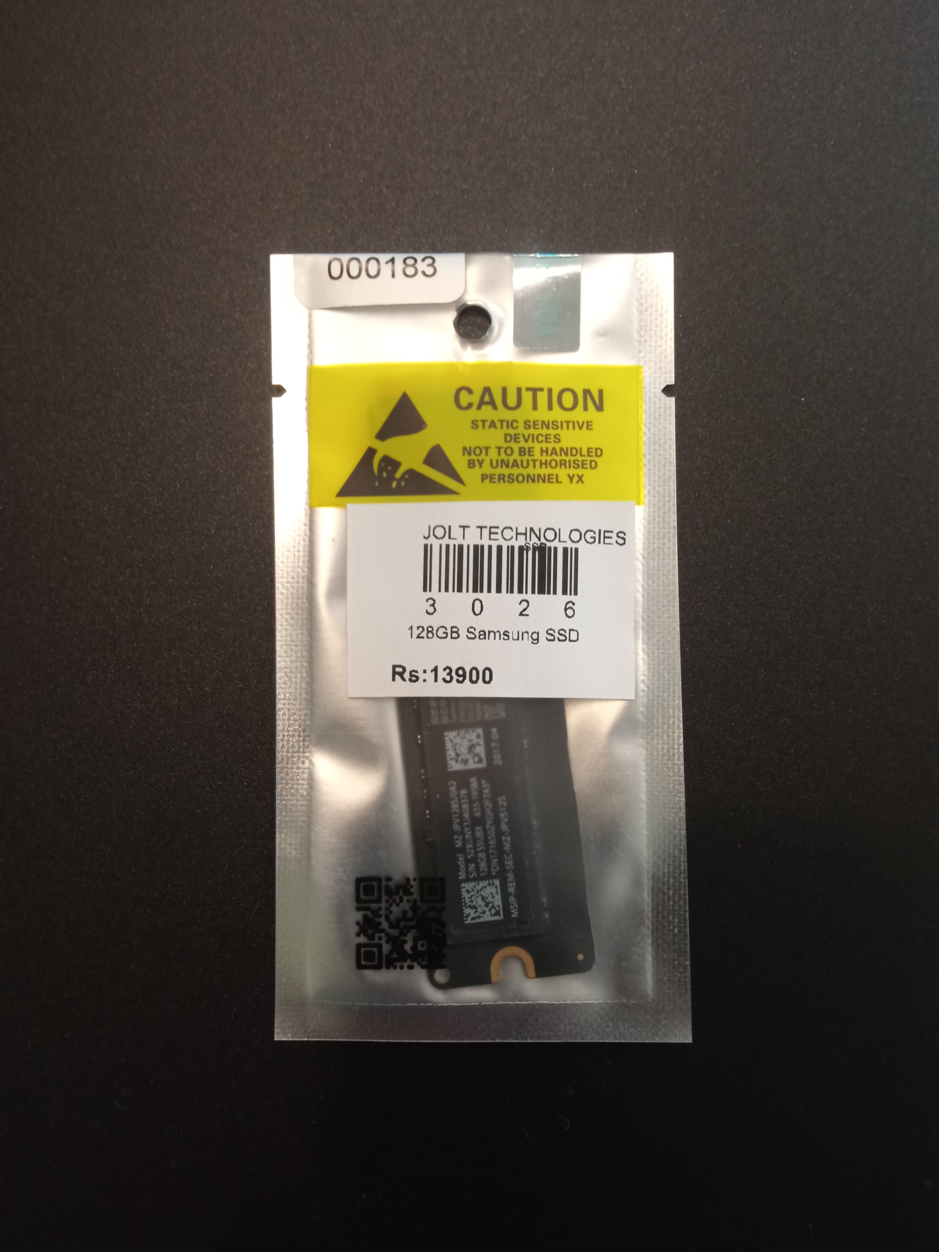 Genuine Samsung 128GB SSD for MacBook Air and Pro - One Year Warranty