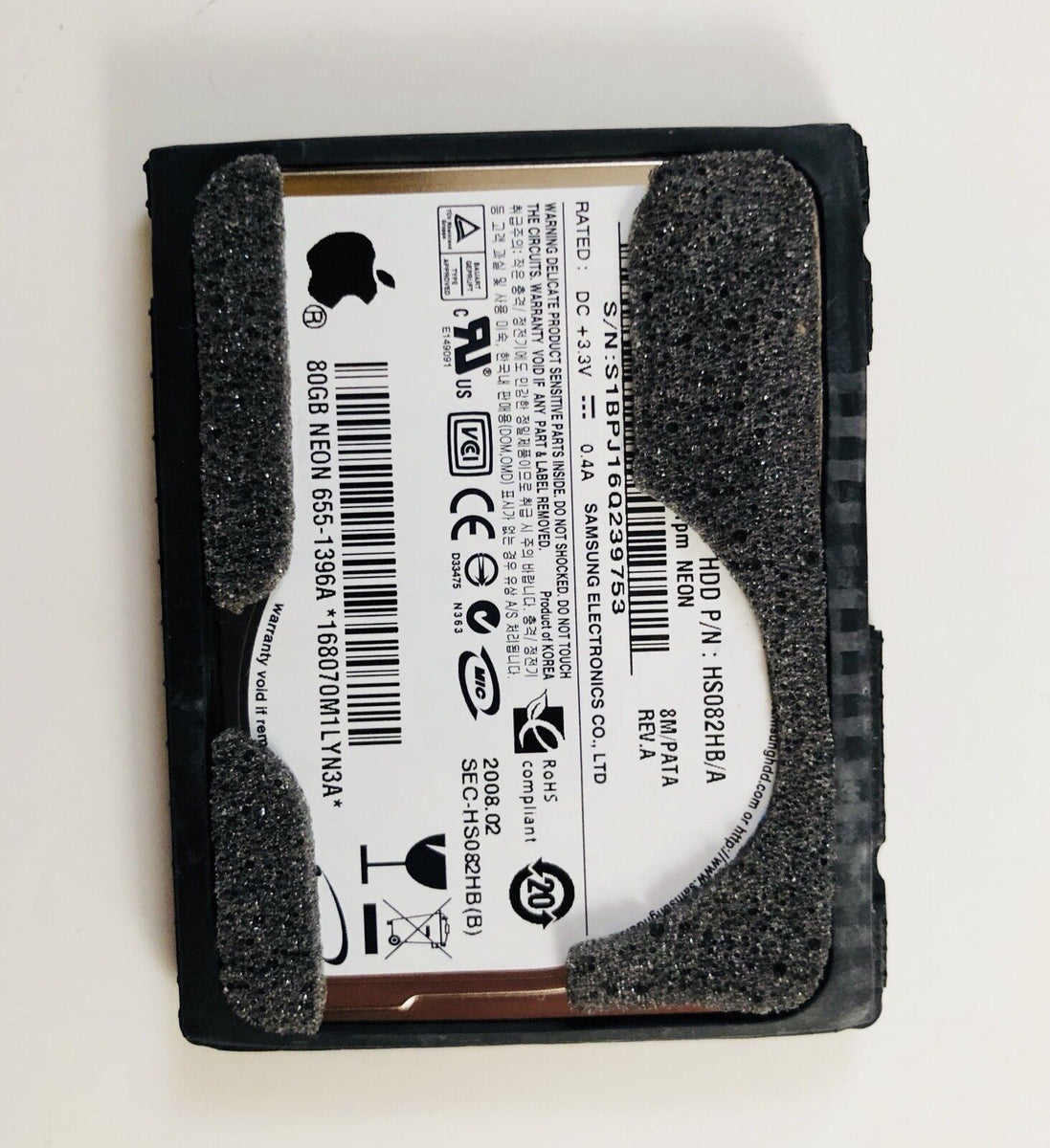 Apple 80 Gb SSD Hard for MacBook Air 13" (Late 2008/Early Jolt.com.pk