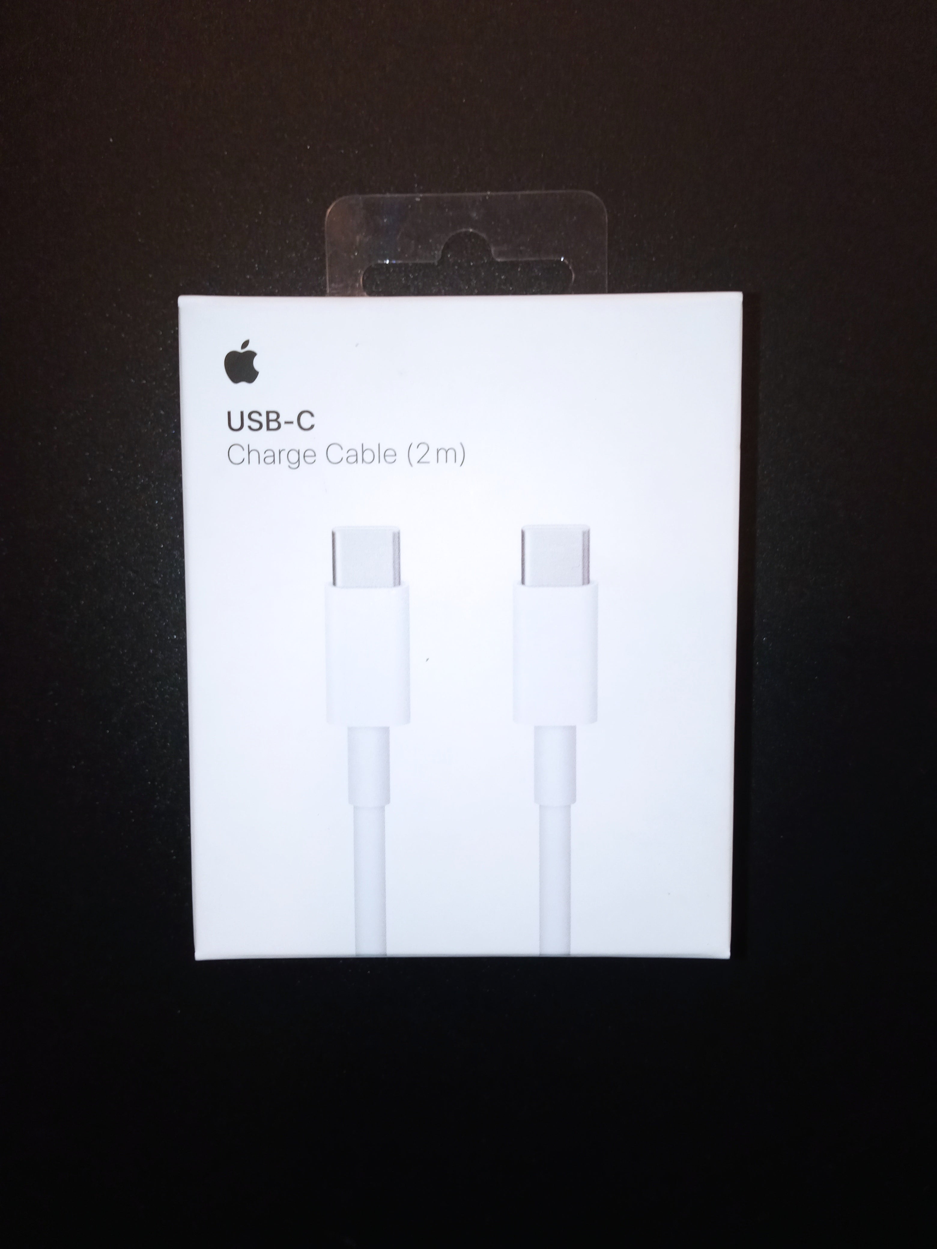 Apple USB-C Charge Cable (2m) A1739 Genuine Box Packed - One Year Warranty