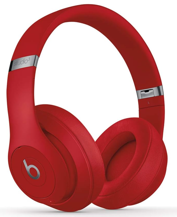 Beats Studio3 Wireless Over-Ear Bluetooth Headphones - Red