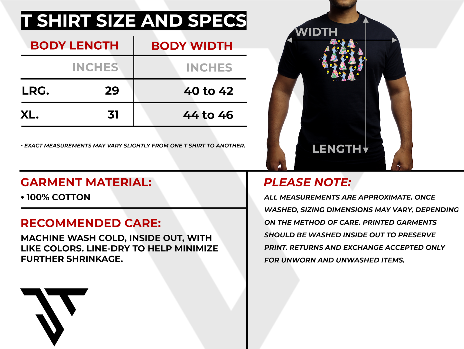 Mens T-shirt (XL) Graphic art / BooBoo / 100% Ultra soft Cotton