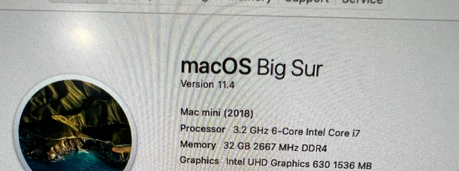 Mac Mini 2018 3.2GHz 6-Core i7 / 32GB RAM / 1TB SSD