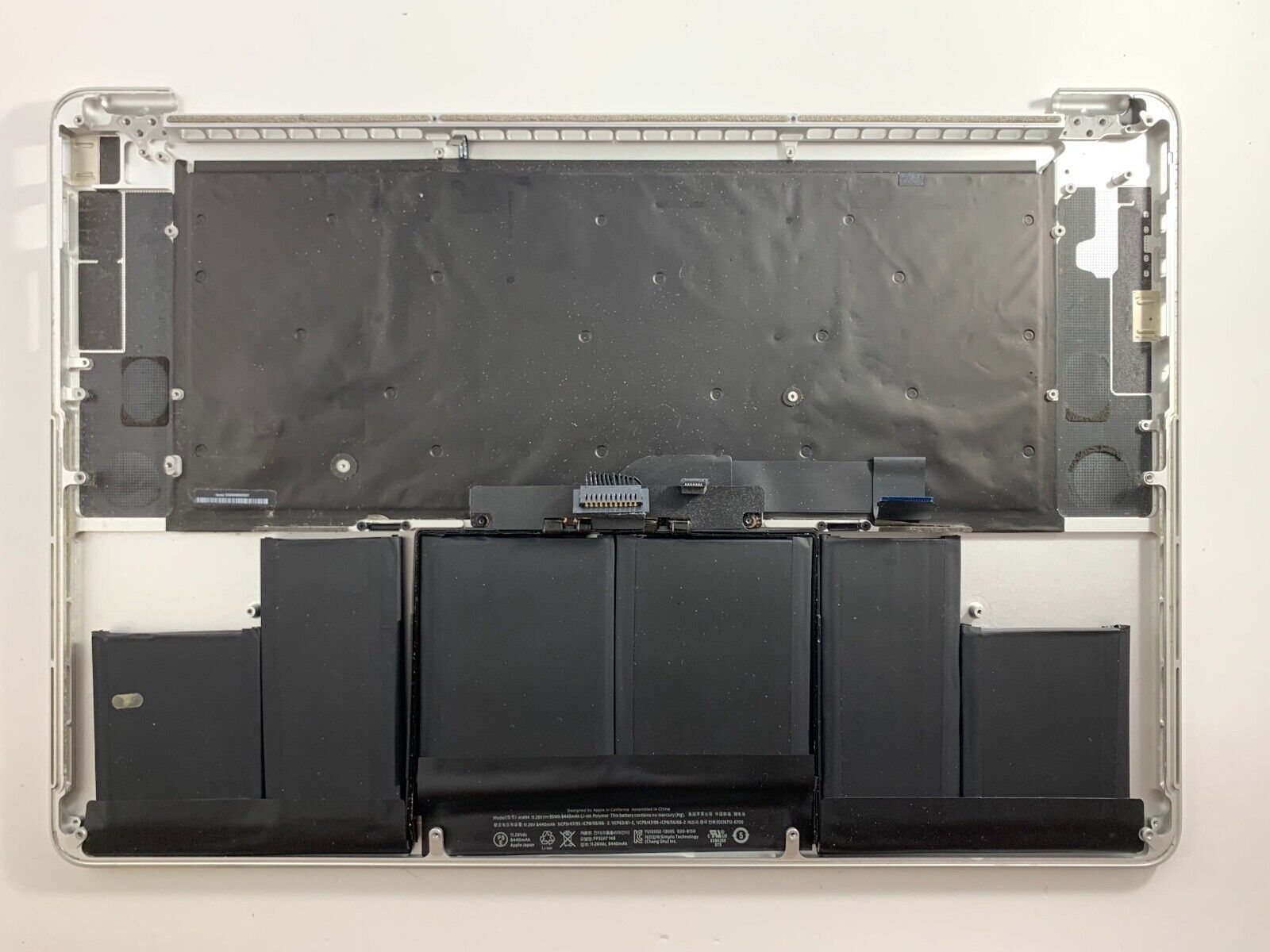 MacBook Pro 15" Retina A1398 Late 2013 2014 Topcase Keyboard battery A1494 Grd B