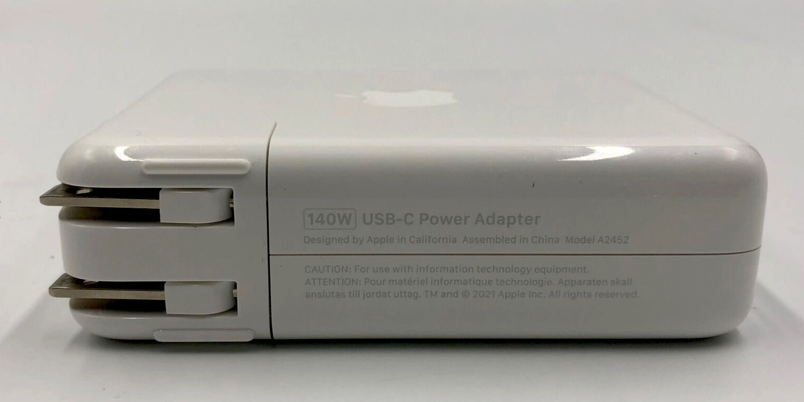 Apple 140W USB-C Power Adapter A2452 Genuine Grade A - One Year Warranty