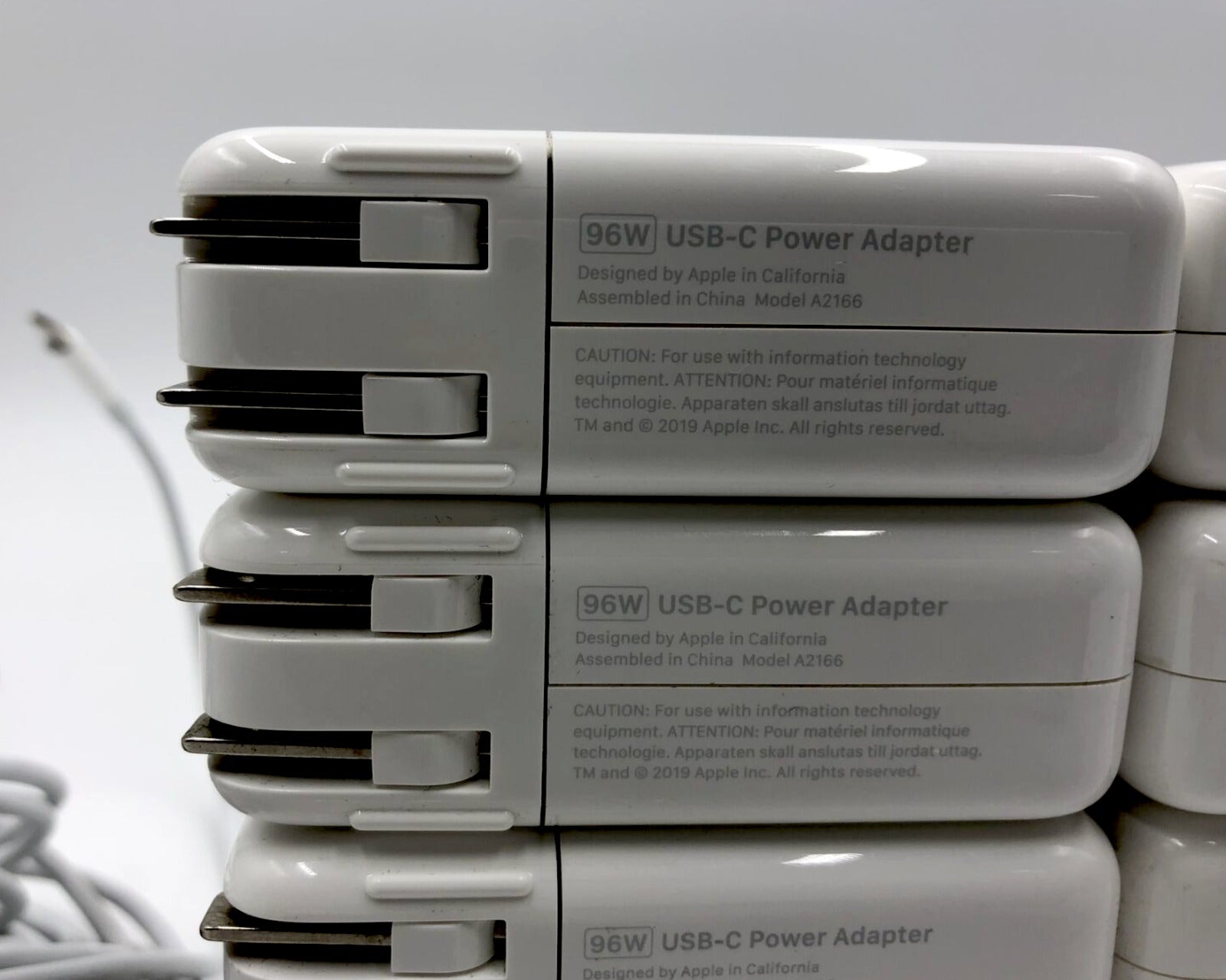 Apple 96W USB-C Power Adapter A2166 Genuine Grade A - One Year Warranty